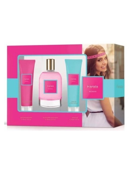 FARALA EDT 100 ML VP + B/MILK 75 ML + G/BAÑO 75
