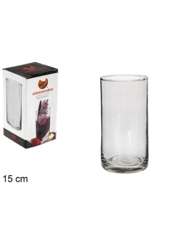 FLORERO CRISTAL REDONDO 15CM