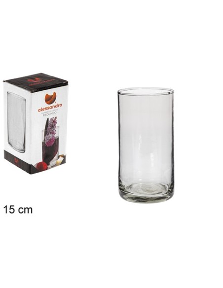 FLORERO CRISTAL REDONDO 15CM