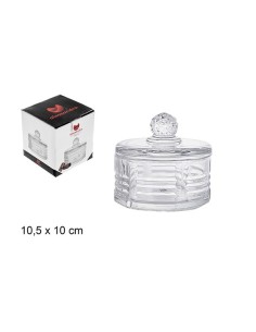BOMBONERA CRISTAL PRATO 10,5X10CM