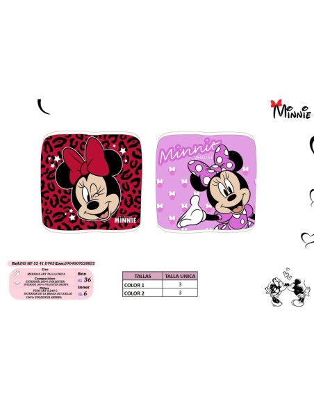 BRAGA CUELLO POLAR NIÑA MINNIE MOUSE 2 surt