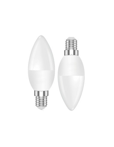 BOMBILLA LED C37 E14 PACK2 10W 950LM 6500K LUZ FRIA