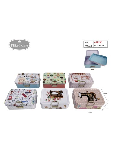 CAJA METAL 12.5X9X4CM SURT.MOD.
