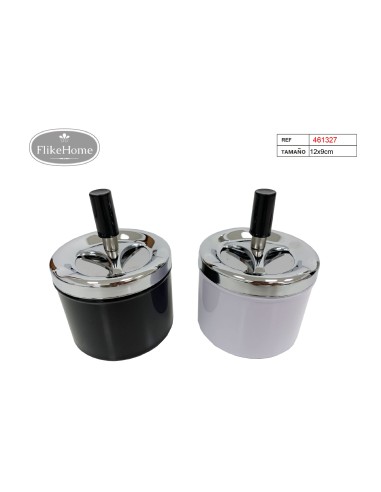 CENICERO DE METAL 12X9CM 2COL.