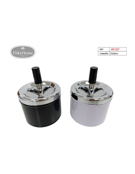 CENICERO DE METAL 12X9CM 2COL.