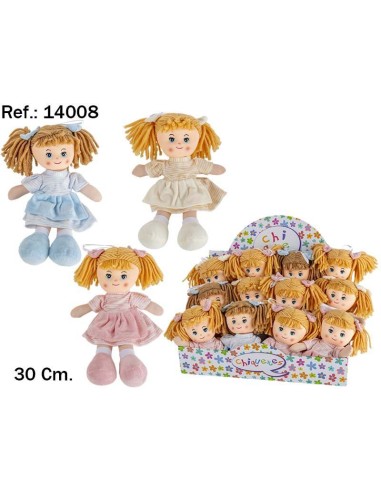 MUÑECA CORAL 3 SURT. 30CM. EN EXP. (12)(72)