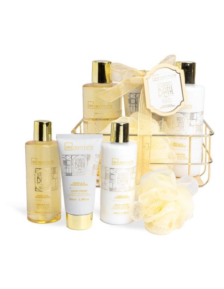 IDC INSTITUTE SCENTED BATH GOLD BATH ESSENTIALS 4P