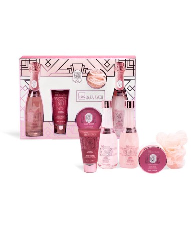iDC INSTITUTE SCENTED BATH ROSE COMPLETE CARE SET