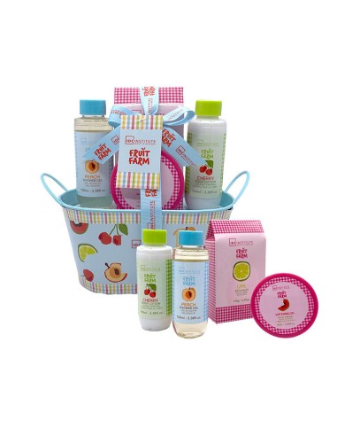 IDC INSTITUTE FRUIT FARM PAMPER TIN SET 4 PCS
