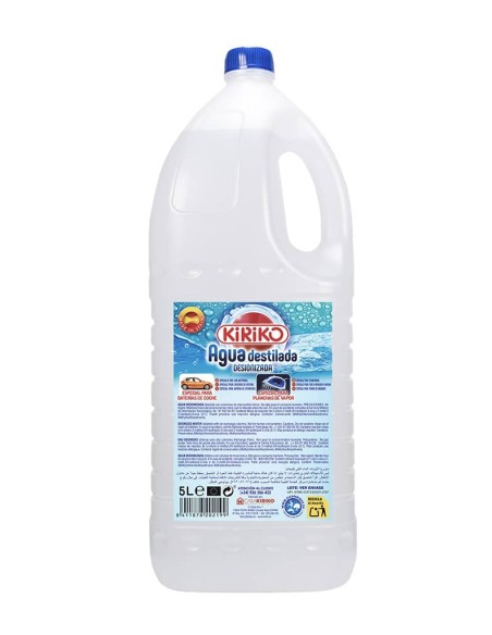 AGUA DESIONIZADA 5LT KIRIKO
