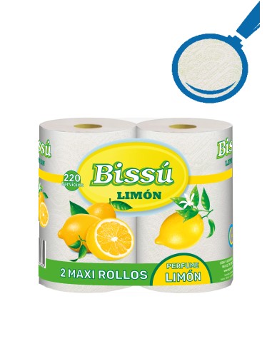PAPEL COCINA BISSU MAXI LIMON 2 ROLLOS
