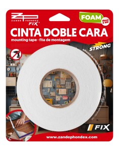CINTA DOBLE CARA 5MX18MM