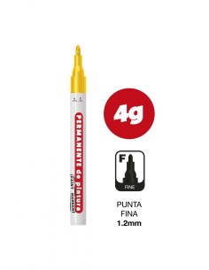 PERMANENTE PINTURA ORO 4GR PUNTA 1.2MM