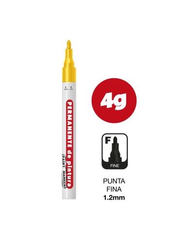 PERMANENTE PINTURA ORO 4GR PUNTA 1.2MM