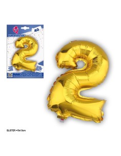 GLOBOS FOIL ORO 40CM.*2* PQ.12U C/360U