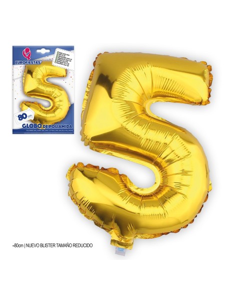 GLOBOS FOIL 80CM *5* PQ.12.C/360