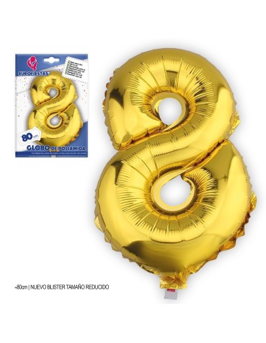 GLOBOS FOIL 80CM *8* PQ.12.C/360