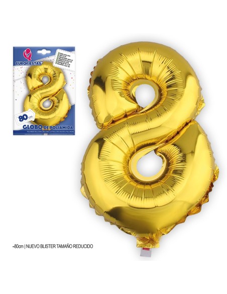 GLOBOS FOIL 80CM *8* PQ.12.C/360