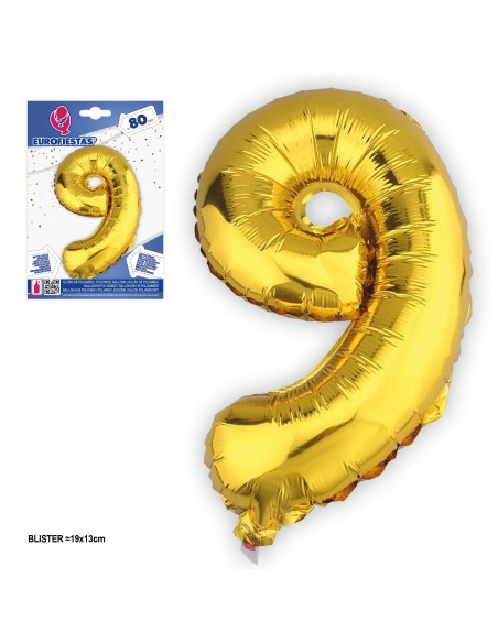 GLOBOS FOIL 80CM *9* PQ.12.C/360