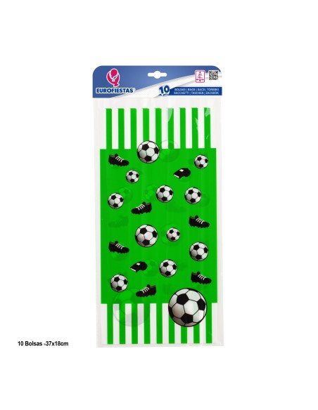 BOLSA CHUCHES RECTAN*10 37x18 FUTBOL PQ.12 C/288U