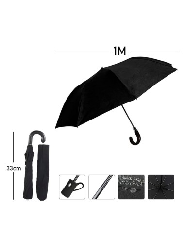 PARAGUAS AUTOMATICO NEGRO