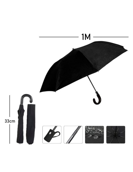 PARAGUAS AUTOMATICO NEGRO