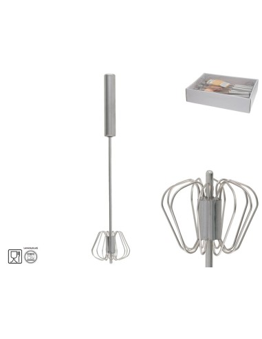 BATIDOR HUEVOS MANUAL ACERO JORGE 31CM