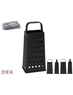 RALLADOR 4 CARAS ACERO INOX FELIPE 9.5X7X21CM