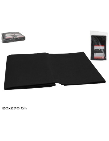 MANTEL HULE FRESNA 120X270 NEGRO