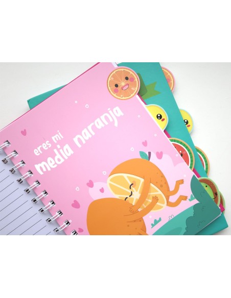 CUADERNO A5 FRUITS CON SEPARADORES