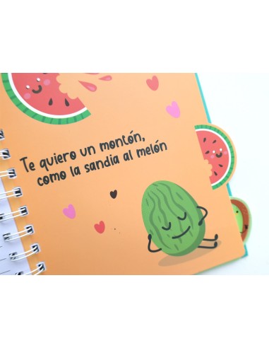 CUADERNO A5 FRUITS CON SEPARADORES