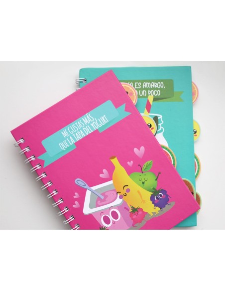 CUADERNO A5 FRUITS CON SEPARADORES