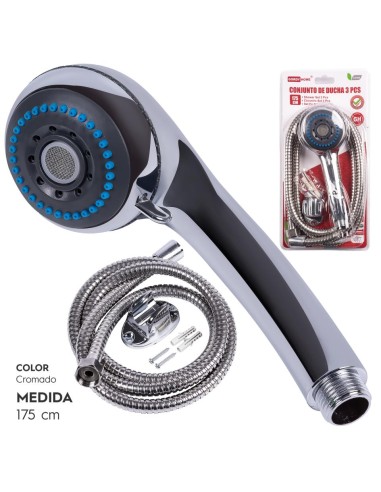 CONJUNTO DE DUCHA 3 PZAS 1,75 M MOD. 2