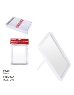 ESPEJO TOCADOR 15x12 CM BLANCO
