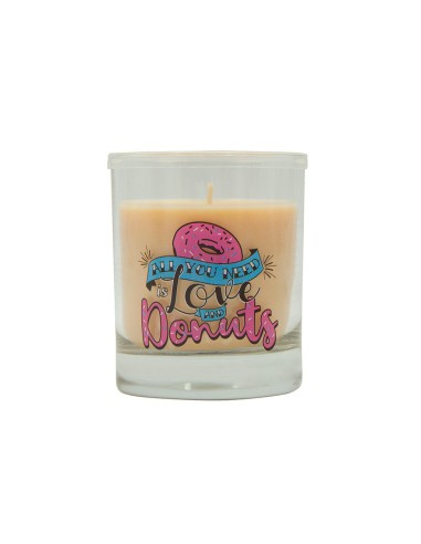 VELA VASO PERF. MENSAJE DONUT