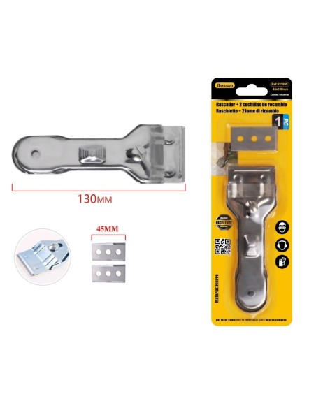 RASCADOR + 2 CUCHILLAS DE RECAMBIO
