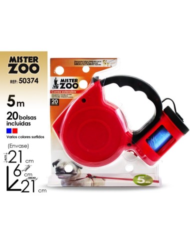 CORREA EXTENSIBLE 5M CON PORTABOLSAS