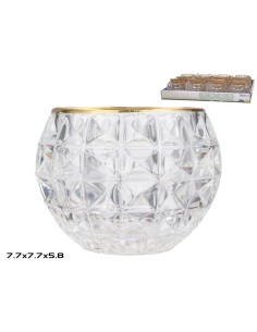 PORTAVELAS CRISTAL MARBELLA 7,7X5,8CM