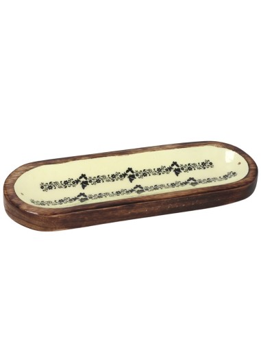 PORTA INCIENSO MARIPOSAS 28X9,5CM