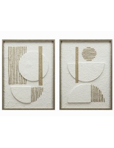 CANVAS C/MARCO ORIGEN 45X60X3CM 2 SURT