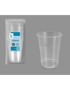 S/15 VASO REUTILIZABLE TRANSP. 500 CC PP