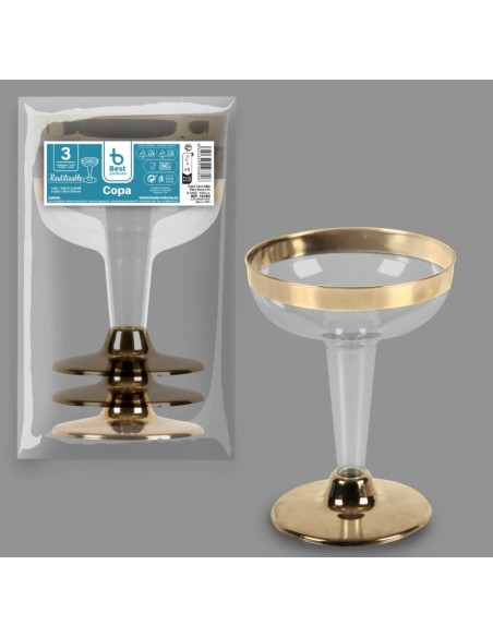 S/3 COPA 100CC CAVA BAJA P/BOCA ORO