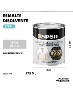 ESMALTE 375ML GRIS PERLA 345G