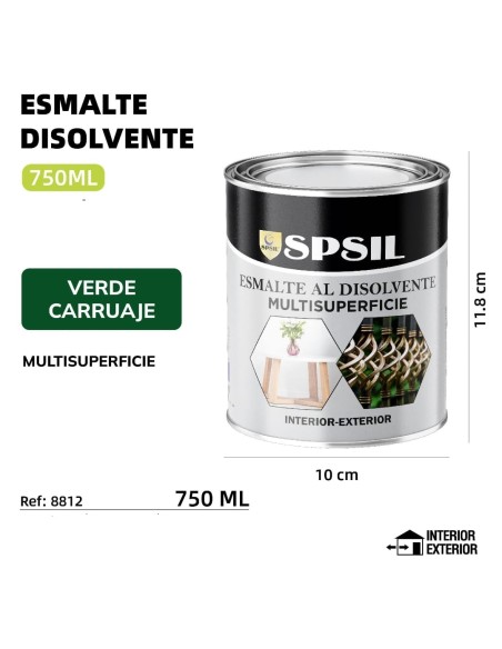 ESMALTE 750ML VERDE CARRUAJE