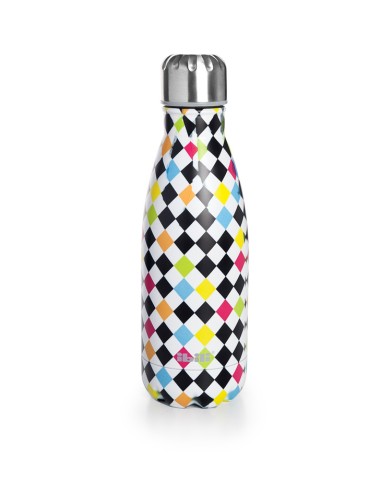 BOTELLA TERMO DOBLE PARED 350ML ARLEQUIN