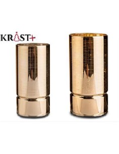 FAROL RAYADO DECORATIVO LED 18CM ORO