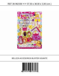 BELLEZA ACCESORIOS BLISTER GIGANTE