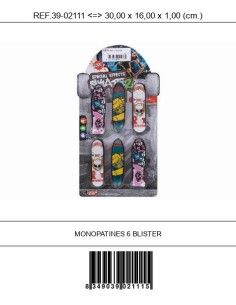MONOPATINES 6 BLISTER