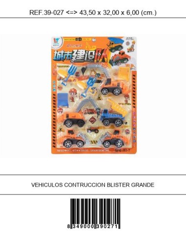 VEHICULOS CONTRUCCION BLISTER GRANDE