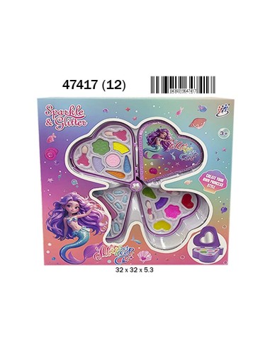 CAJA MAQUILLAJE CORAZON NUEVA (12)(12)